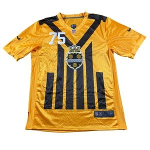 Nike Pittsburgh Steelers Throwback 1930s Jersey #75 “Mean” Joe Greene EUC Sz 60